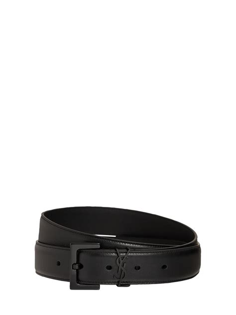 cintura ysl nera e argento|Cinture Yves saint laurent in Scamosciato Nero taglia S .